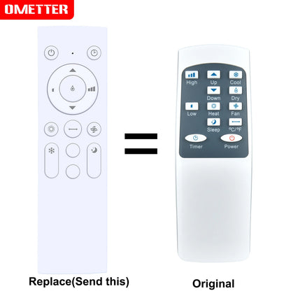 Replacement Remote Control For Wiytamo Portable Air Conditioners OX-10KH