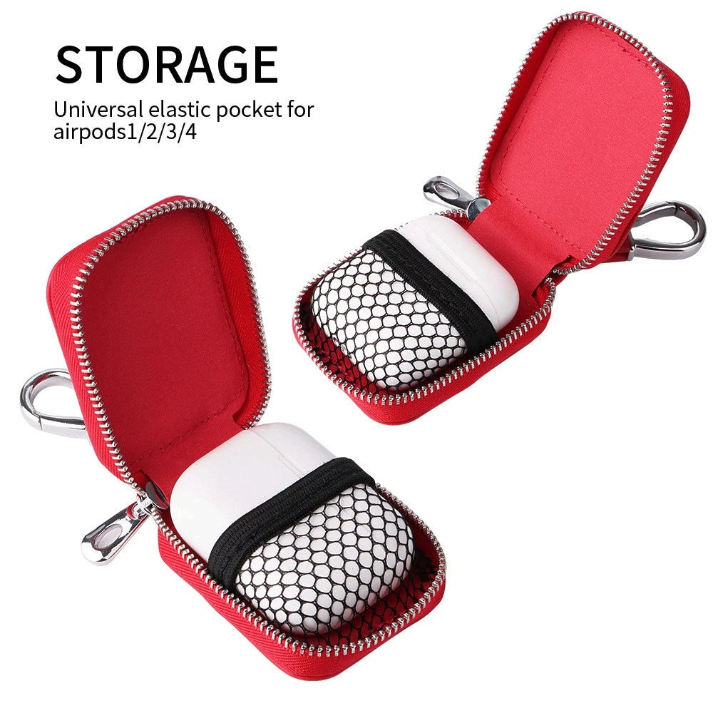 PU Leather Soft Case Protective Cover Chain For AirPods 1/2/3/Pro/Pro 2 2022