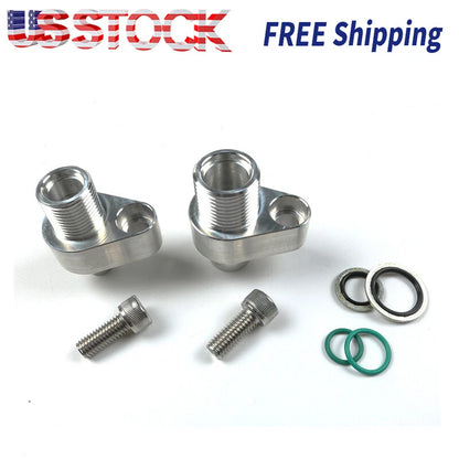 LS  AC Compressor adapter fittings for Denso 10S17F & 10S20F CNC Machined