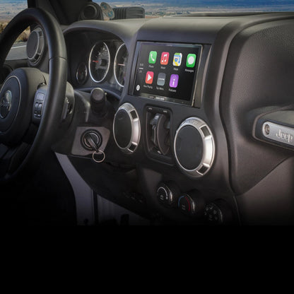 Scosche ICCR6BN Double DIN Radio Installation Dash Kit Compatible with Black