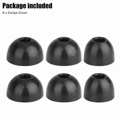 6Pcs Black Ear Tips Cover S M L Set For Samsung Galaxy Buds Pro Earbuds Parts