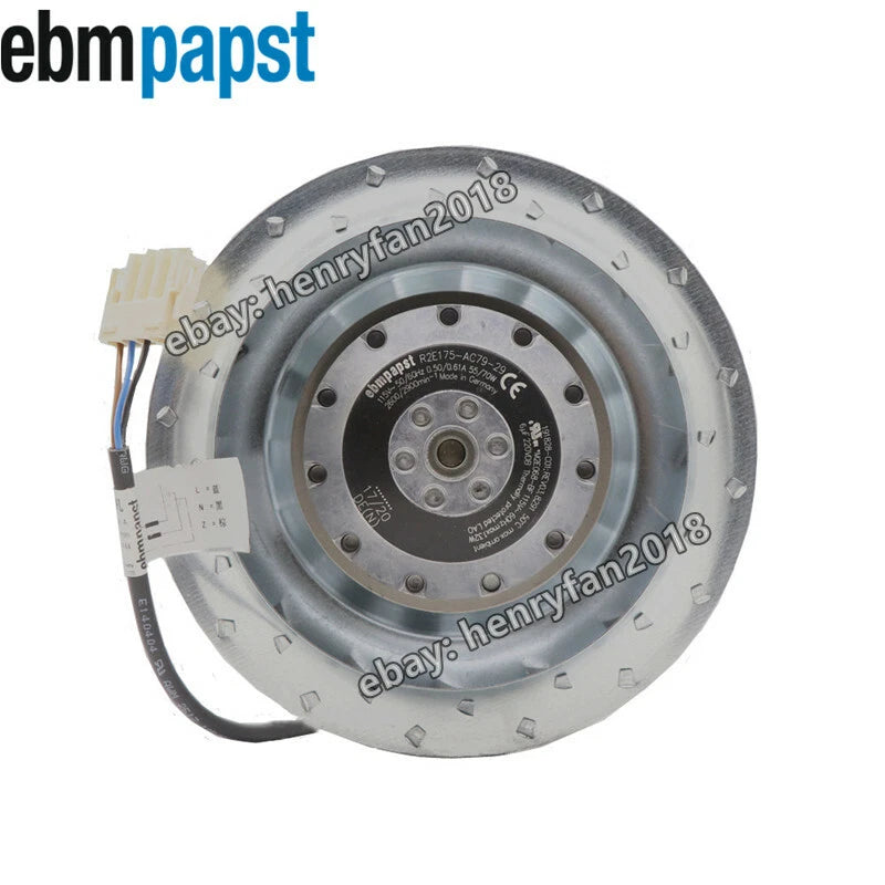 R2E175-AC79-29 115VAC 55/70W Ebmpapst Fan IP44 High Air Volume Centrifugal Fan