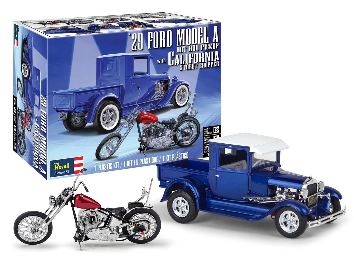Revell 14565 1929 Ford Model A Hot Rod 2.75 x 6.5 x 2.875 inches, 1:25 Scale