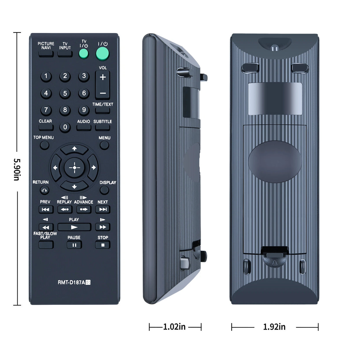 RMT-D187A Remote Control For Sony DVD CD Player DVP-SR101P DVP-SR200P DVPSR401HP