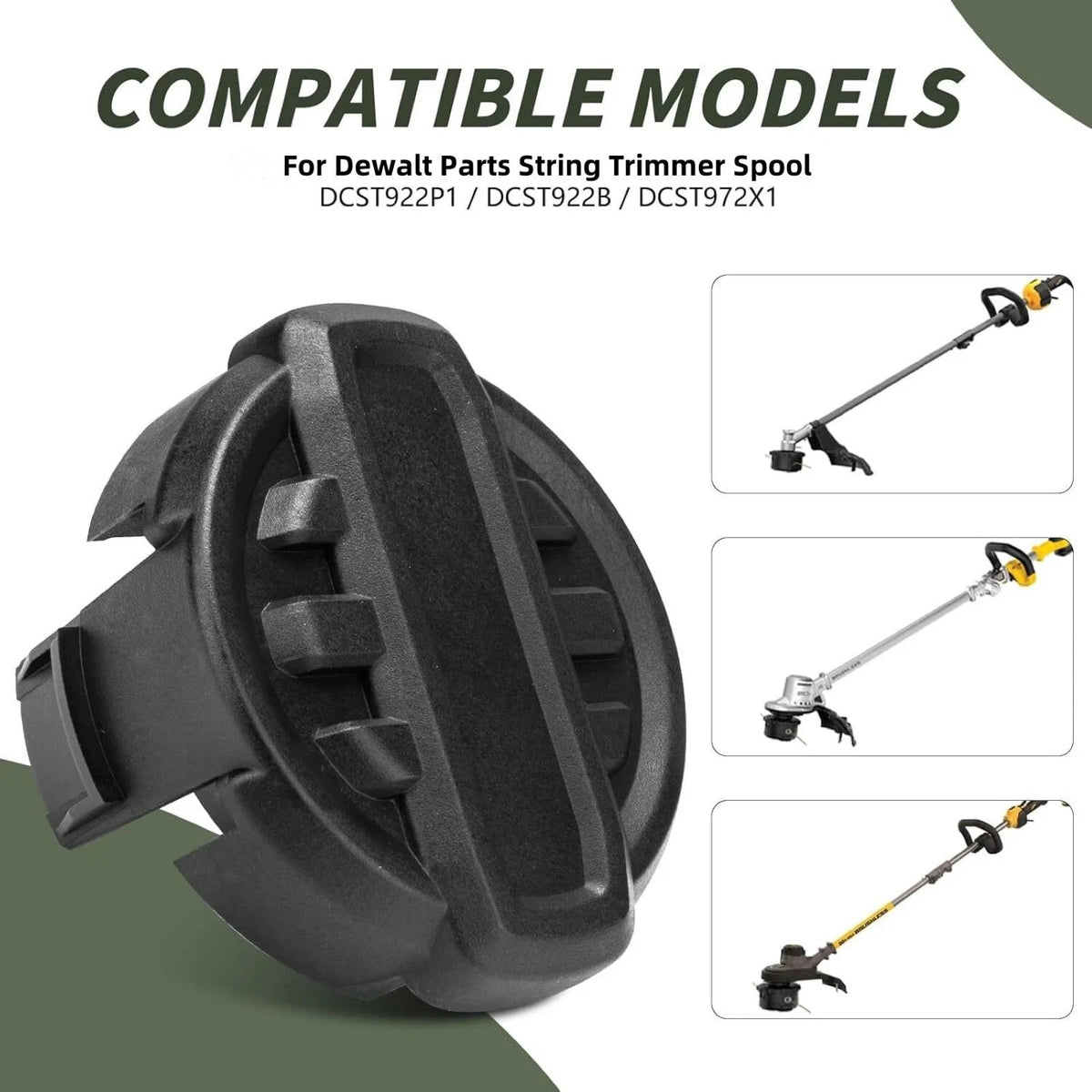 2pcs DWO1DT995 string trimmer head cap cover & spring for Dewalt DCST922