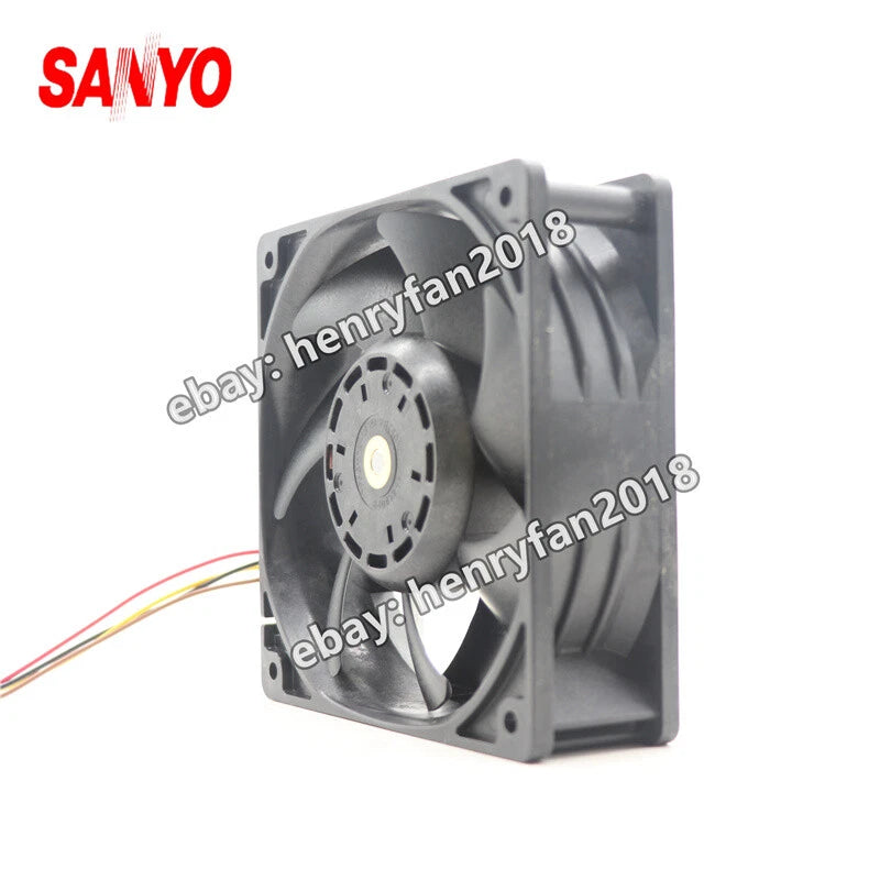 SANYO Denki 9GV1248P1J01 SanAce DC 48V 0.75A 120*120*38MM 4-wire PWM Cooling Fan
