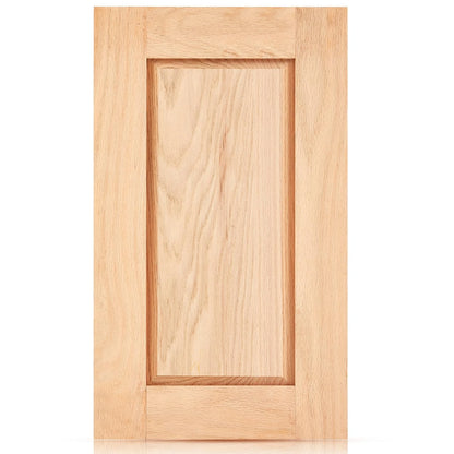 Memorywuu Unfinished Oak Kitchen Cabinet Door 13.25'' W X 22.5'' H, Brown