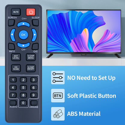 Remote Control For Sansonic FT-300A Digital To Analog TV Converter Box