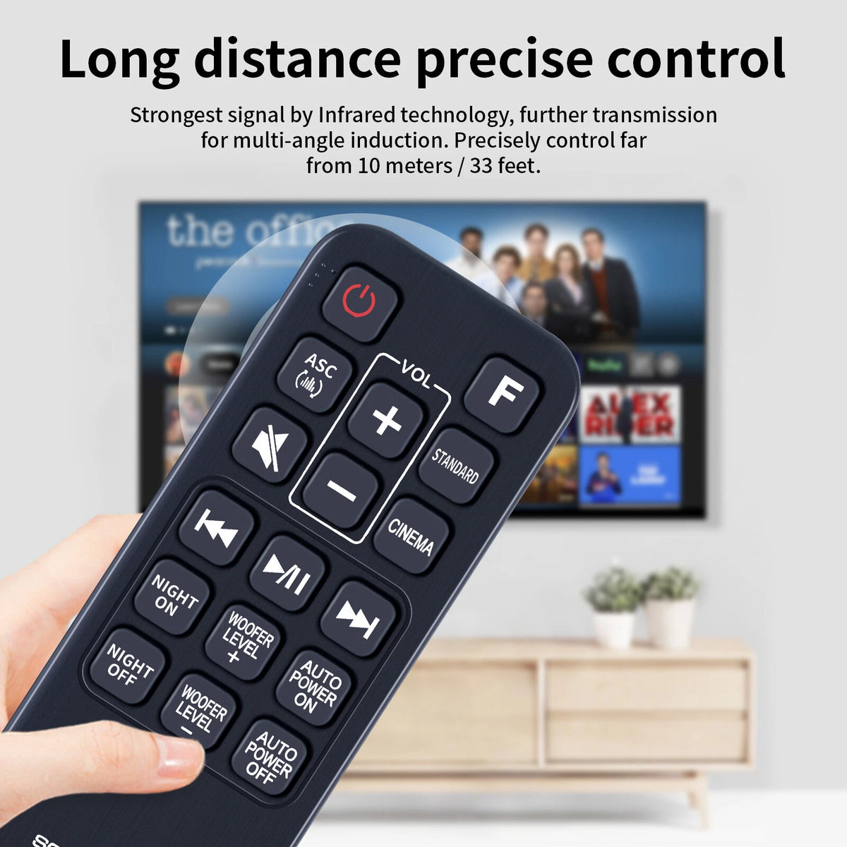 AKB74815331 For LG Sound Bar Remote Control SH4 SPH5B-W SHC4 SH4D SPJ4B-W