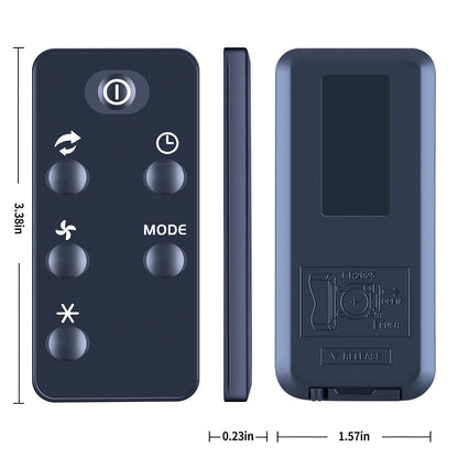 Replacement Remote Control For Delonghi EV250.BK Evaporative Air Conditioner