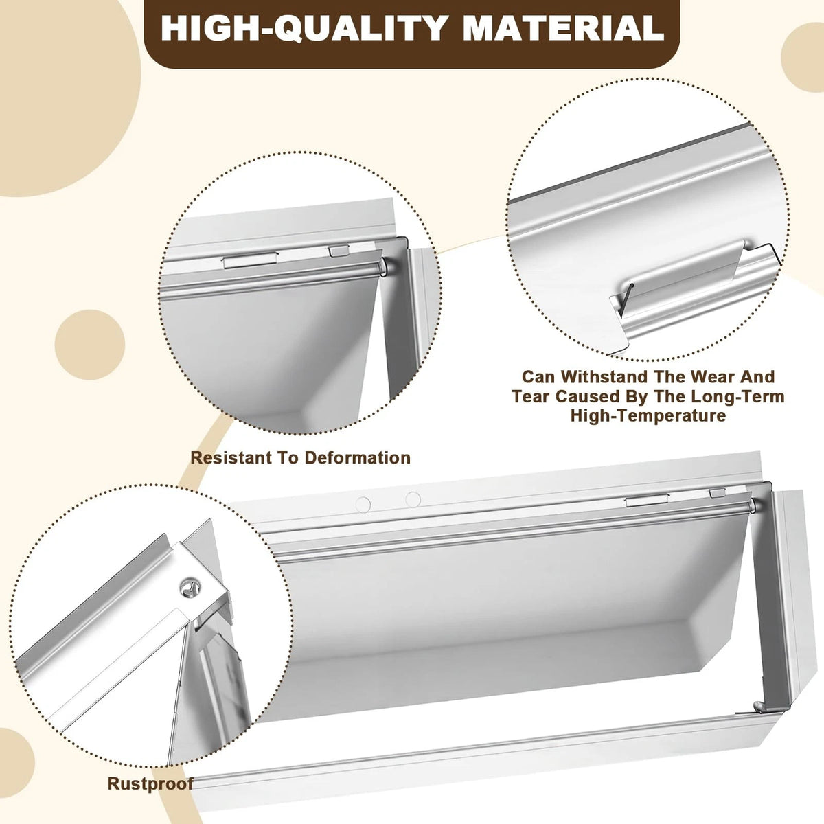 Otoolling Microwave Exhaust Vent Kit Microwaves Damper Compatible Silver