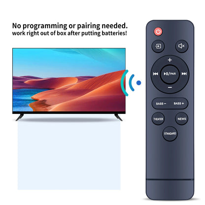 NS-HTSB20S Remote Control For Insignia 2.0 Channel 20" Soundbar