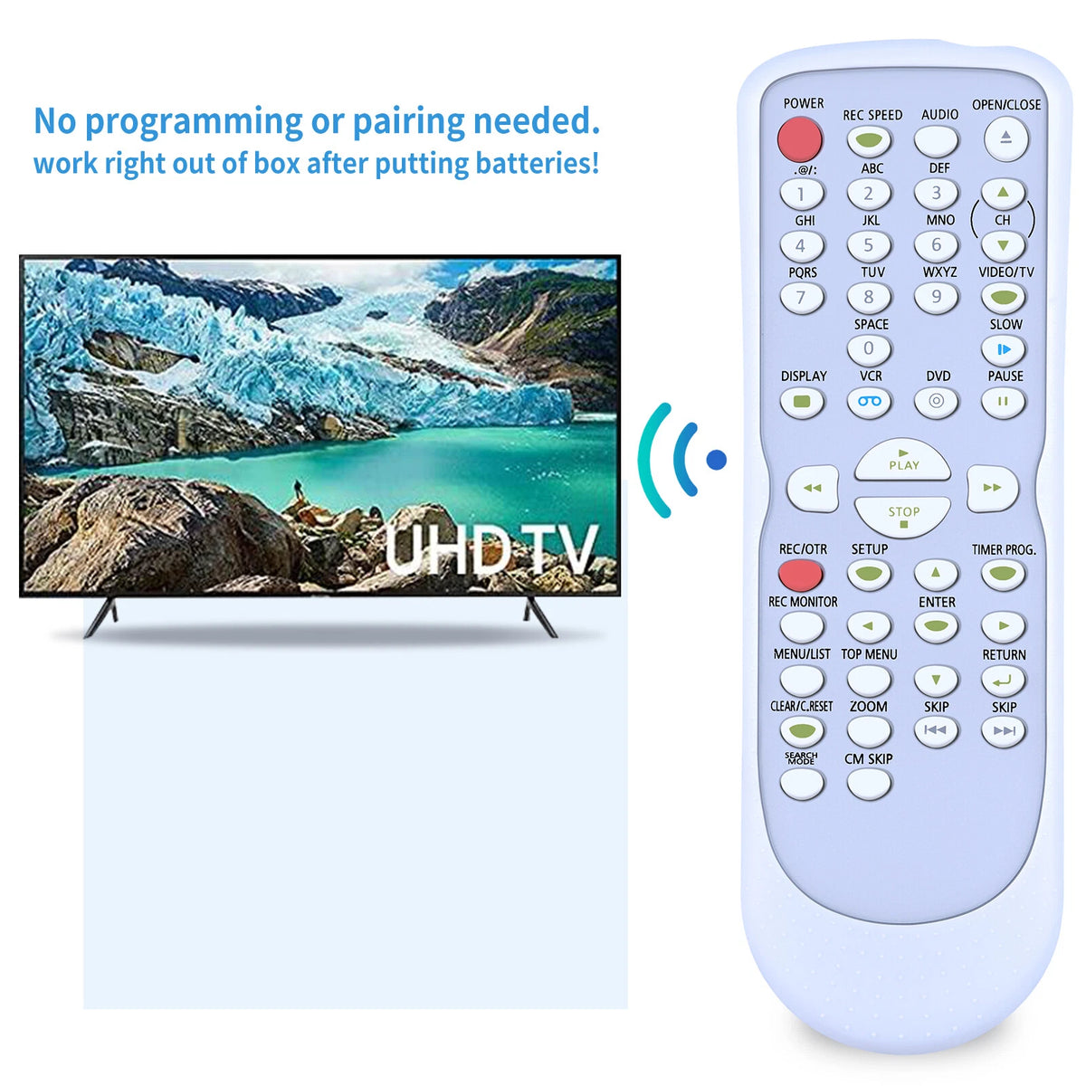 NB108 Remote Control For Emerson Sylvania DVD VCR Combo EDVR95E EWR20V4