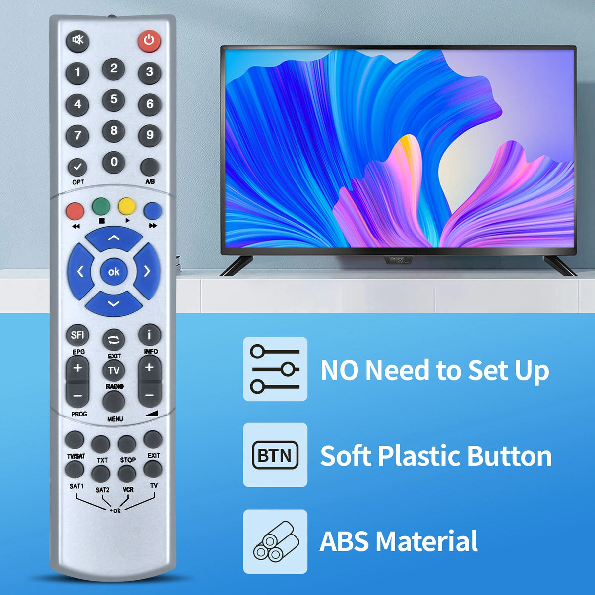 Replacement Remote Control For Technisat 103TS103B