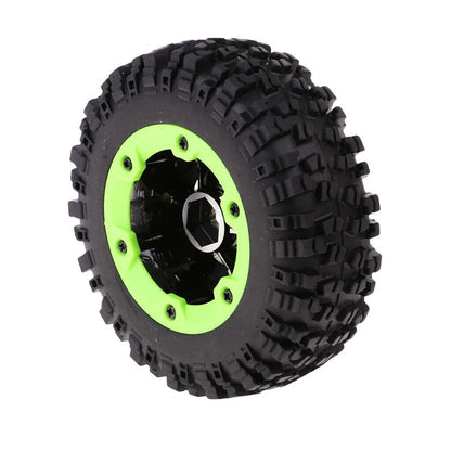 4pcs Rubber Tire Tyres with Wheel Rims for WLtoys 12428 12423 1/12 RC Buggy Car