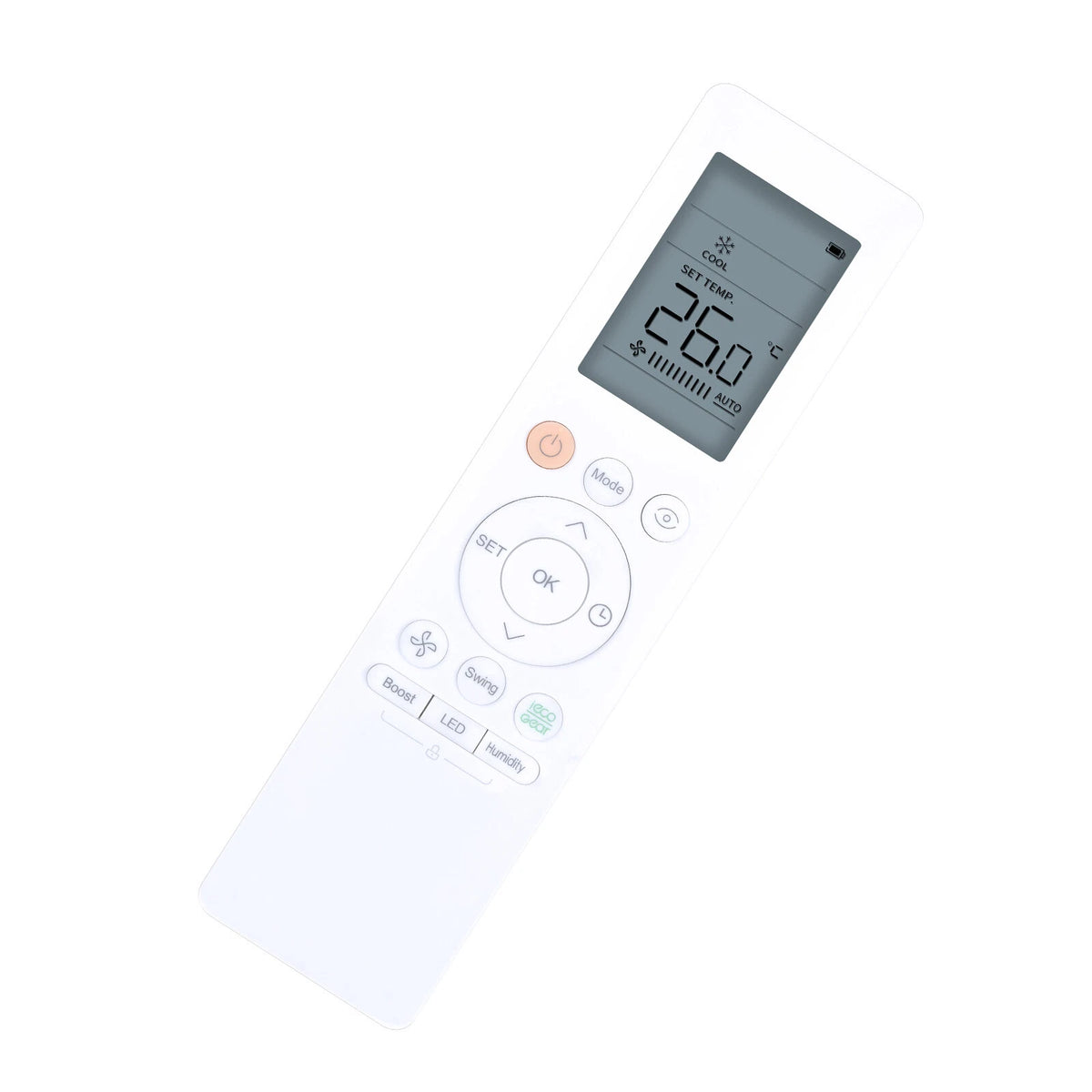 RG10L(2HS)/BGEFU1 Replacement Remote Control For Midea Air Conditioner