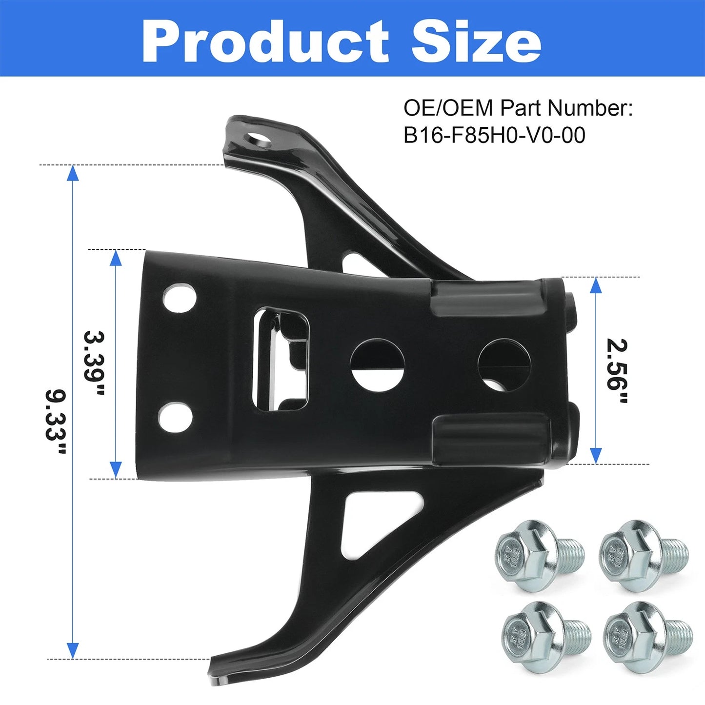 For Yamaha 2018-2025 Kodiak 450 Rear 2" Receiver Hitch - B16-F85H0-V0-00