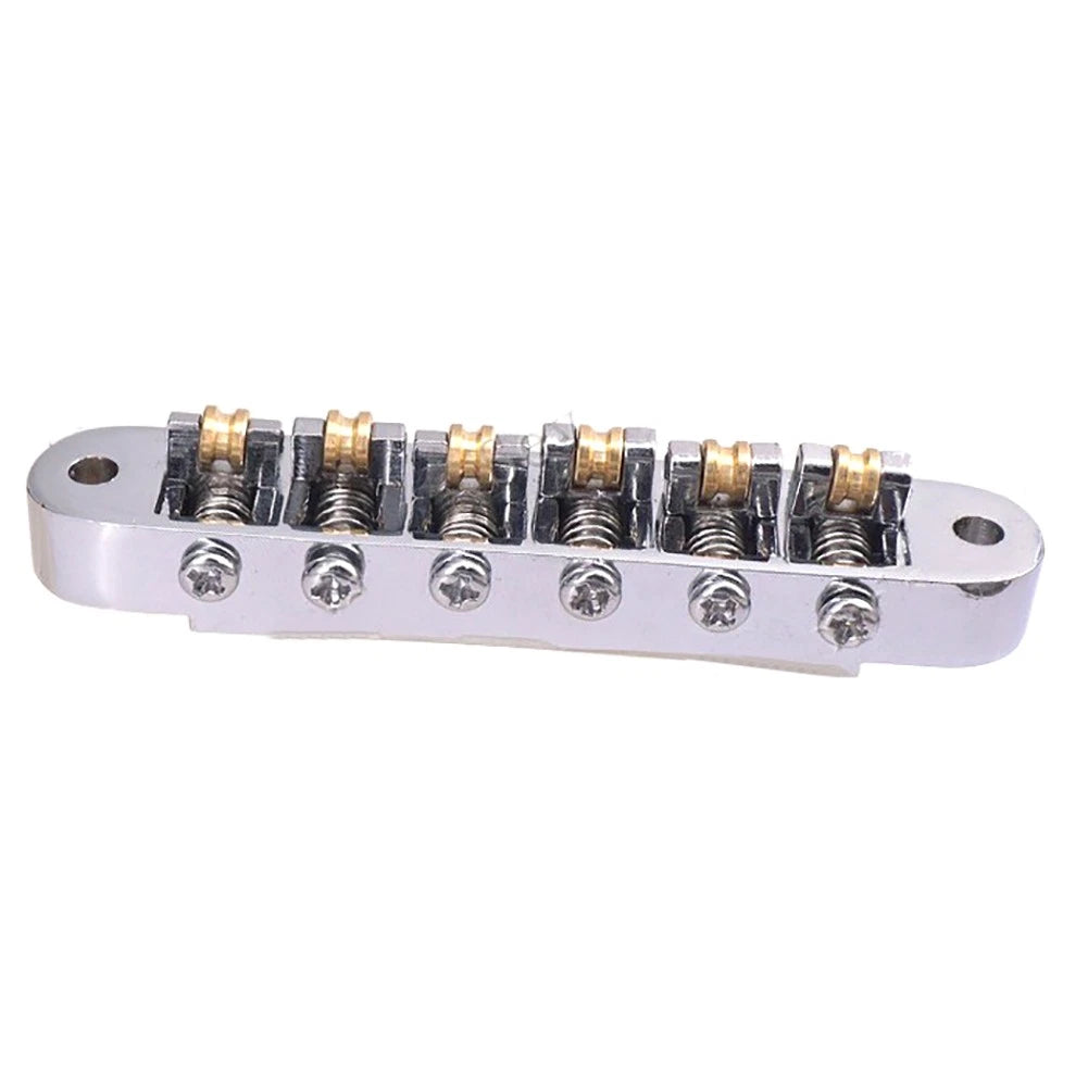 Sliver 6-in-1 Roller Bridge Tremolo Saddles For LP EPI Electric Guitar Parts
