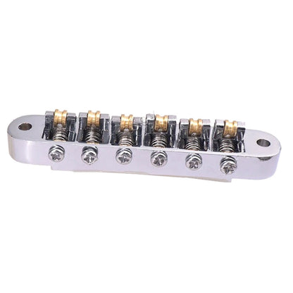 Sliver 6-in-1 Roller Bridge Tremolo Saddles For LP EPI Electric Guitar Parts