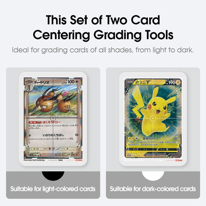 Card Centering Grading Tool for TCG Trading General specifications, Black Red