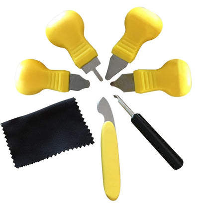 7Pack Watch Back Case Opener Rear Cover Pry Blade Remover Watchmaker Repair Tool