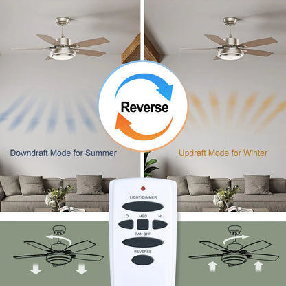 UC7078T / CHQ7078T reversing fan remote for Hunter and Hampton Bay