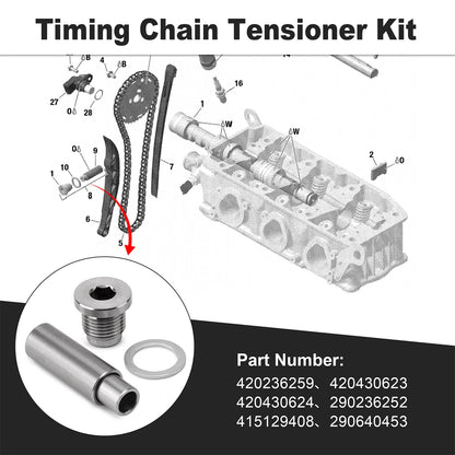 Timing Chain Tensioner Screw Washer Kit For Sea Doo GTX 4-Tec RXP RXT GTI