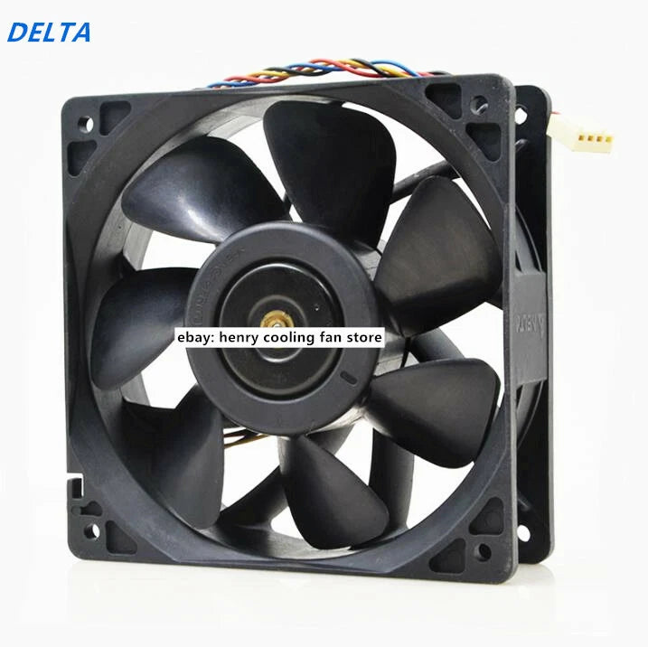 Delta QFR1212GHE DC 12V 2.70A 120*120*38mm 210CFM 4pin For Server Cooling Fan