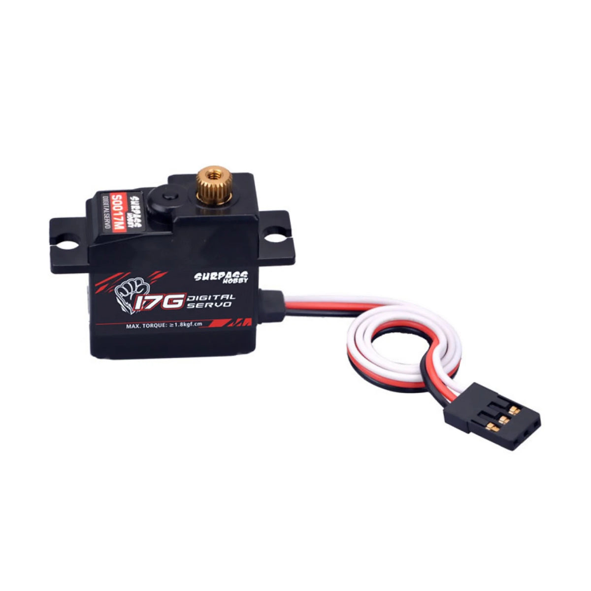 1/18 S0017M Micro Mini Servo 17G Metal Gear Digital Servo For RC Plane Boat Car