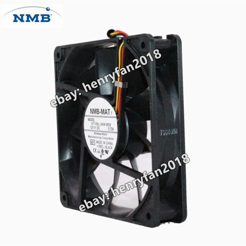 NMB-MAT 4710KL-04W-B59-M01 12VDC 0.72A 120*120*25mm Axial Cooling Fan Cabinet