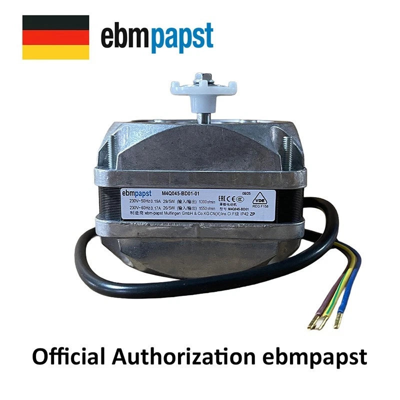 M4Q045-BD01-01 230VAC IP42 29/5W 0.17A Ebmpapst Freezer / Condenser Fan Motor