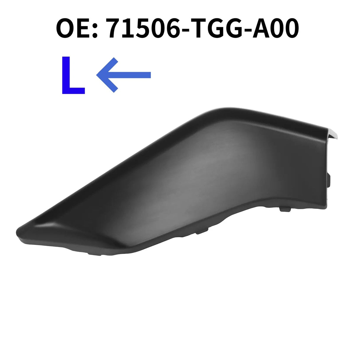 Rear Bumper Tow Hook Cover Cap Replacement For Honda Civic Hatchback 2016-21