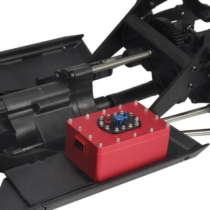 Red CNC Metal Scale Fuel Cell Receiver Box for SCX10 PR10 TRX4 1/10 RC Crawler v