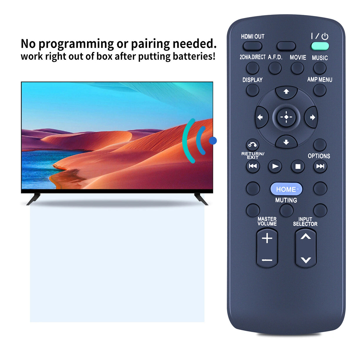 RM-AAU124 Remote Control For Sony AV System TA-DA5800ES TA-DA5700ES