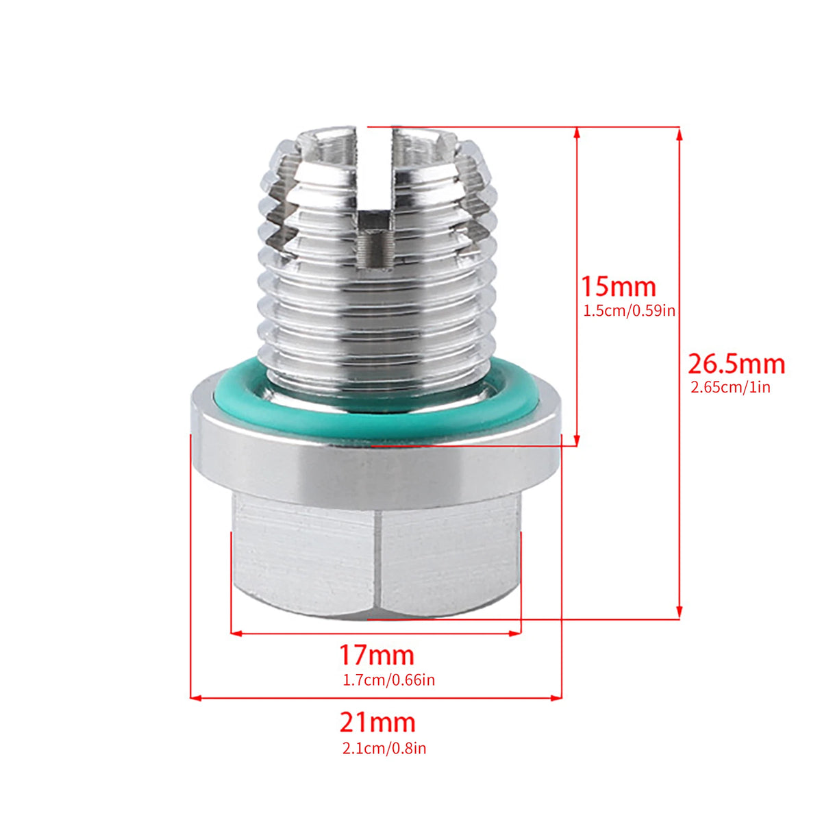 Steel Self Tapping M14.1-1.5 Oversize Piggyback Oil Drain Plug Thread Repair Kit