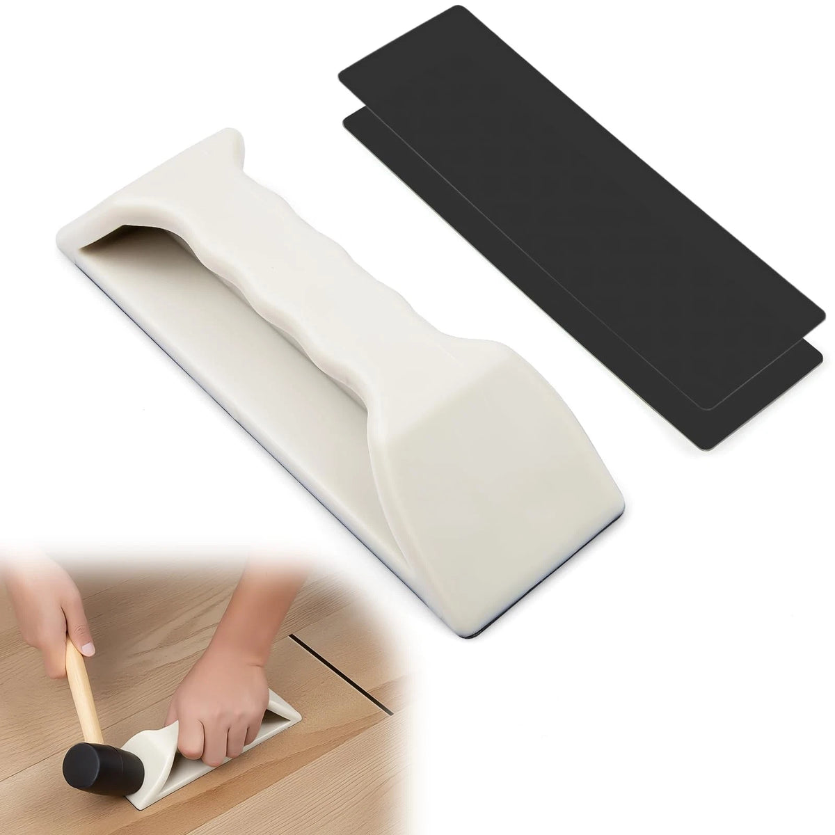 Floor Gap Fixer Tool, Violetfox Heavy-Duty Plank Grabber Laminate  Version