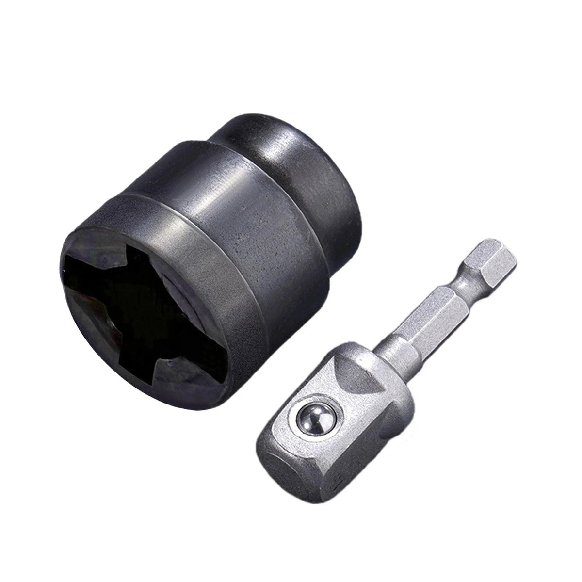 Scissor Jack Drill Adapter, Socket Converter for Power Driver, High Carbon Steel