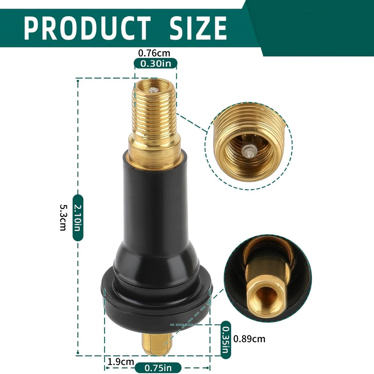 10 Pack TPMS Valve Stem Replacement For GM Models   Condition Certified