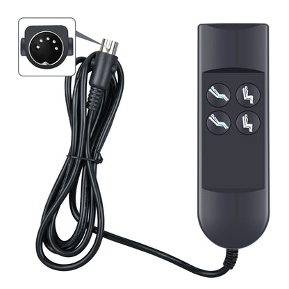 Electric Recliner Switch,4 Button 5 Pin Electric Sofa Manual Control