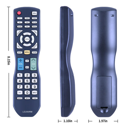 LD200RM Remote Control For APEX Digital TV JE3708 LD3249 LD3288 LD3288M LD3288T