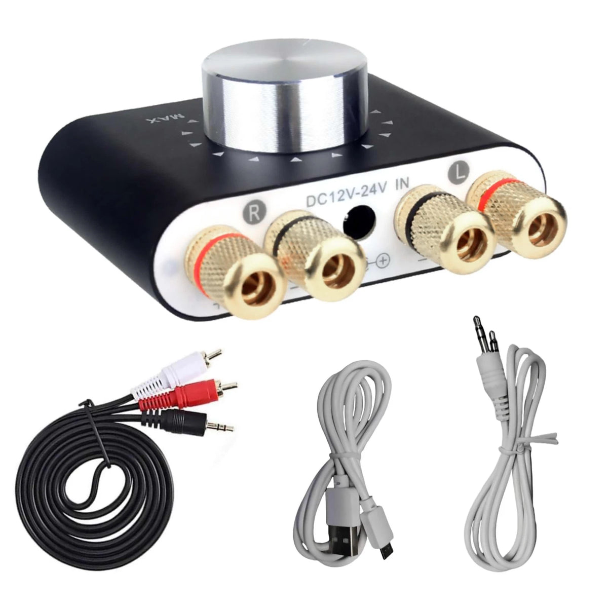 Mini Bluetooth 5.0 HiFi Stereo Audio 50W+50W Car Home Digital Power Amplifier