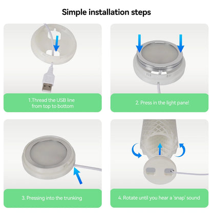 BambooSegD 5PCS LED Lamp Kit 001 Three Colors for 5 PCS 001