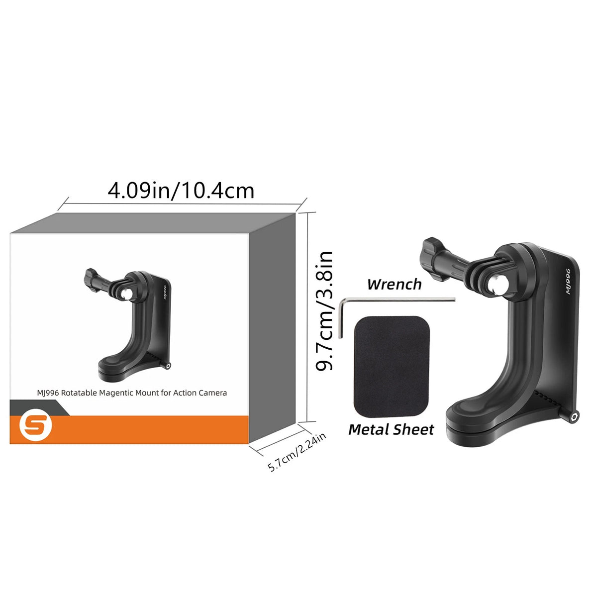 Magnetic Mount With strong adsorption for DJI Osmo Action 5 Pro/4/3/Pocket 3