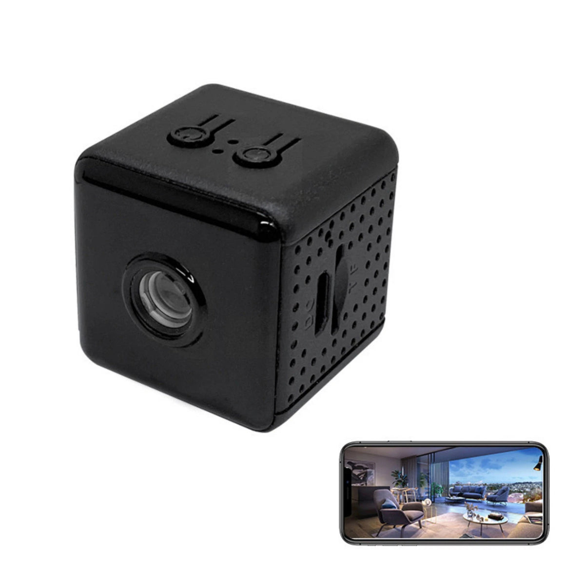 Wireless Mini 1080P Camera Remote View Night Vision Motion Alert Baby Monitor