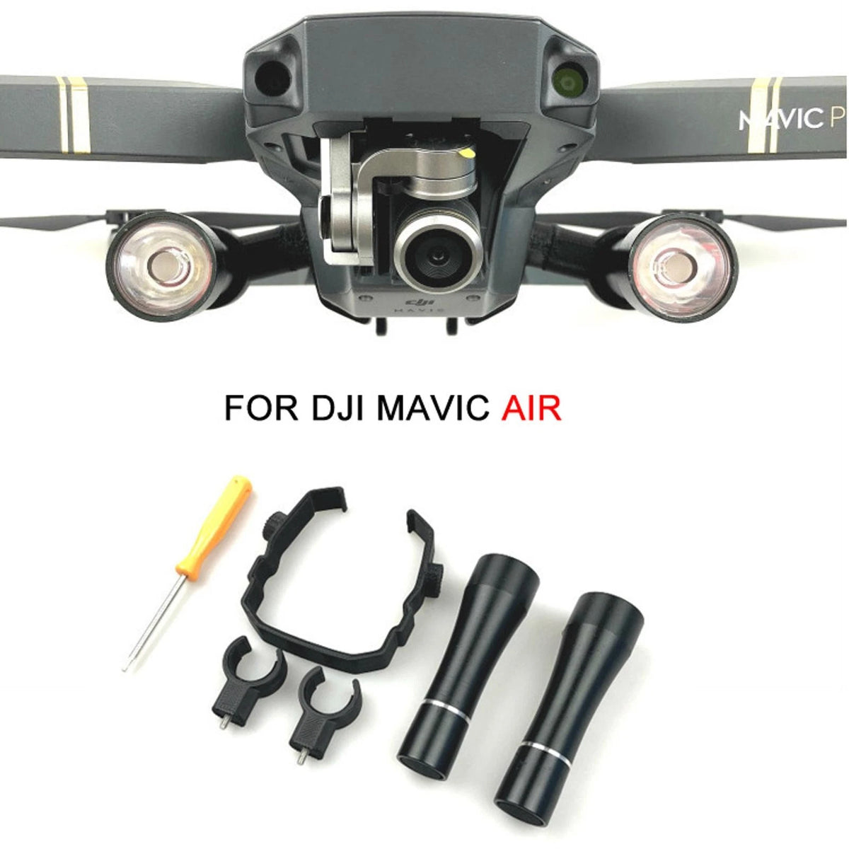 LED Flashlight Flight Night Light Headlight Spotlight For DJI Mavic Pro Drone