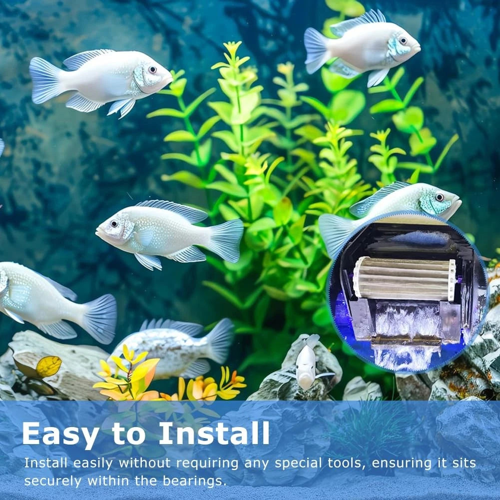 Zornaveli 2PCS Aquarium Filter Parts for Hang-On Fish Tank with Grey