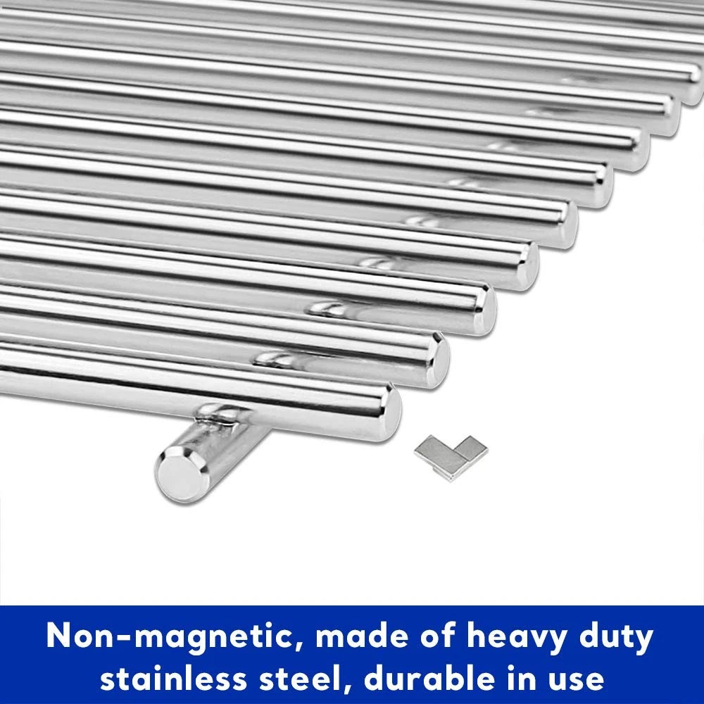 Grill Grate for Nexgrill 720-0882A Replacement Parts, 17"D x 28 1/2"W, SLIVER