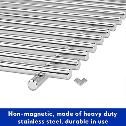 Grill Grate for Nexgrill 720-0882A Replacement Parts, 17"D x 28 1/2"W, SLIVER