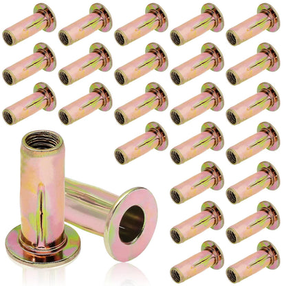 Moicstiy 25Pcs M5 Steel Multi Grip M5, Zinc (Metallic) or Gold