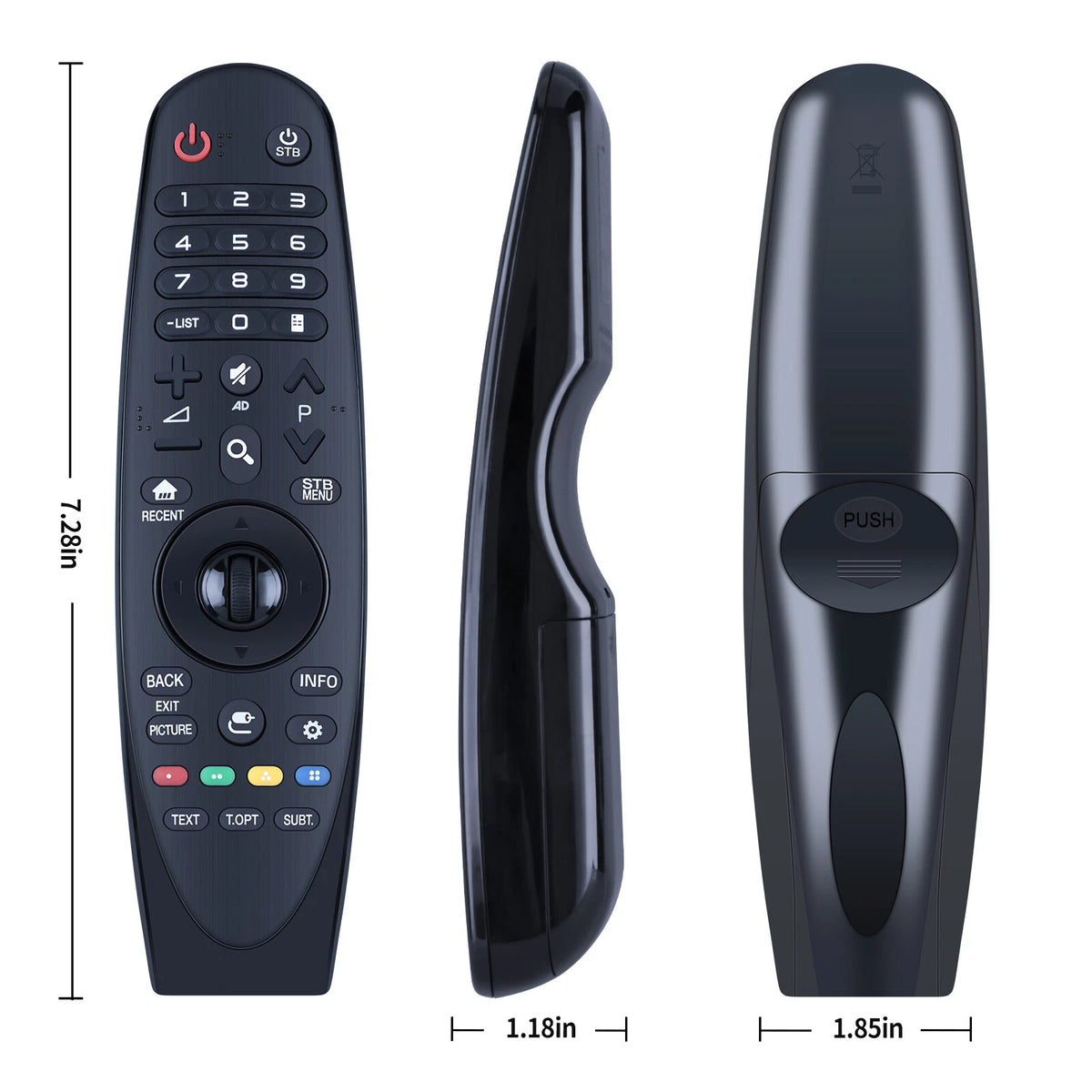 AN-MR650P Remote Control For LG AKB75055911 MW650A MBM65584501 TV